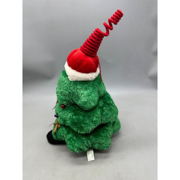 Holiday Animated Sound N Light Christmas Tree Plush Spiral Hat 17" Tall READ - Picture 5 of 7